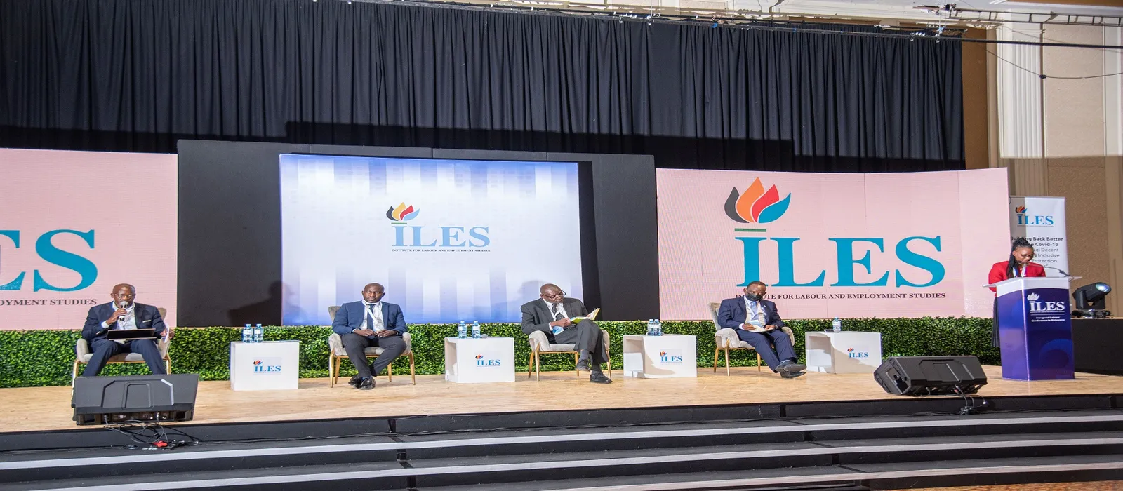 Delegates at the ILES Annual Labour Conference